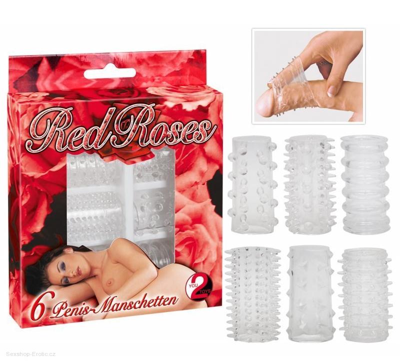 Manžety na penis ROSES sada