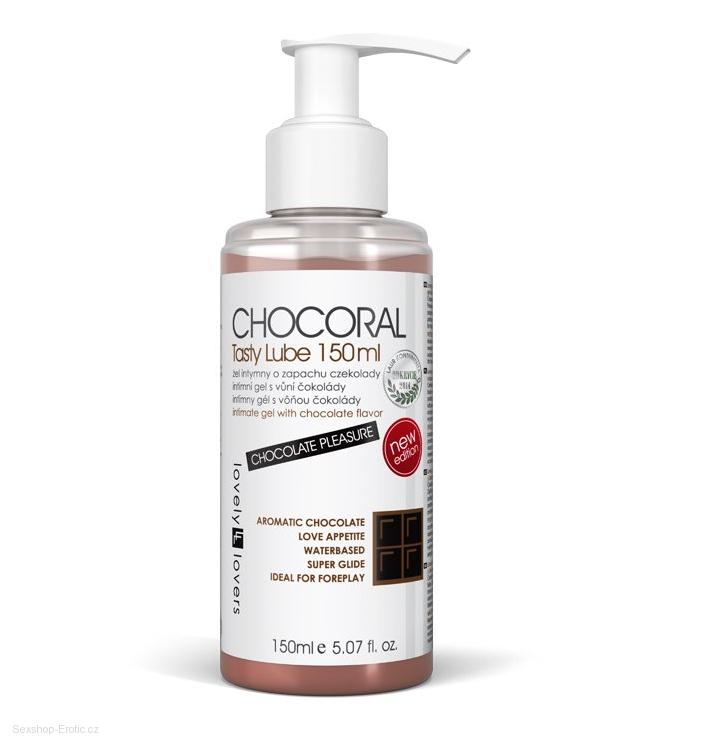 Intimní masážní gel čokoláda 150ml