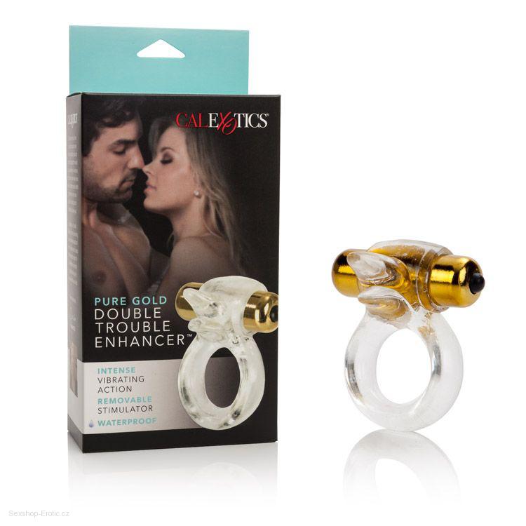 Vibrační kroužek na penis Pure Gold