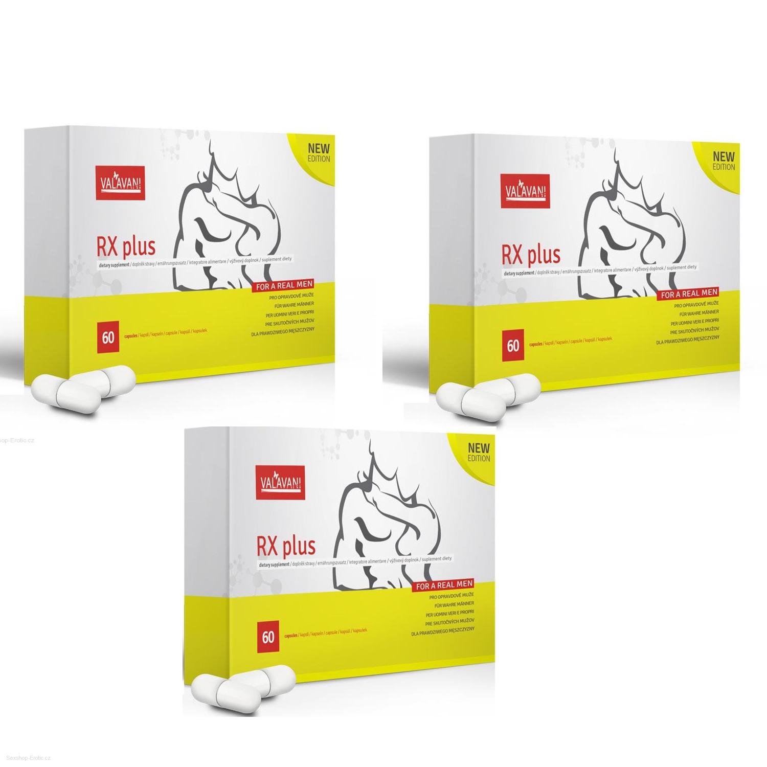 RX plus 60 kapslí 2+1 ZDARMA (180 Ks)