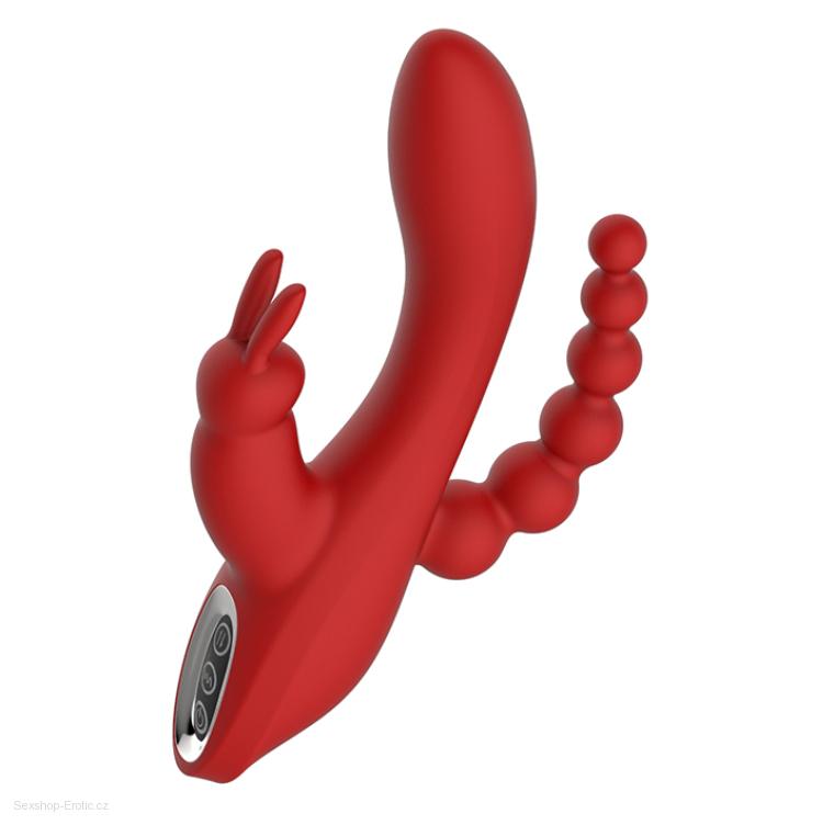Moderní multifunkční vibrátor Dream Toys Red Revolution Hera