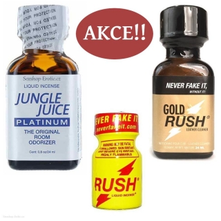 POPPERS Rush Gold Jungle Platinum Action pack Mix 3ks