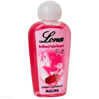 Orální lubrikační gel LONA MALINA 130 ml